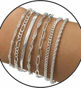 pulsera hombre plata